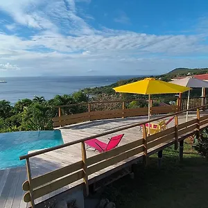Villa Yékrik-yékrak - Vue Exceptionnelle Sur La Des Caraïbes, Deshaies